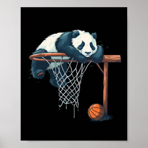 Skelett Panda Bär Zeichnung Skelett Liebhaber Tier Poster