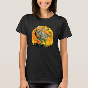 Skelett-Reit-Mumien-Dinosaurier Rex für Jungen Kin T-Shirt