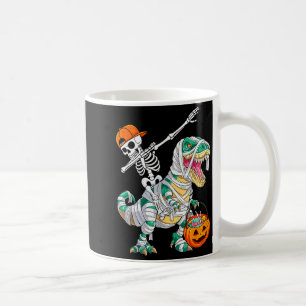 Skelett Reiten Tanzender Dab Dinosaurier T Rex Hal Kaffeetasse