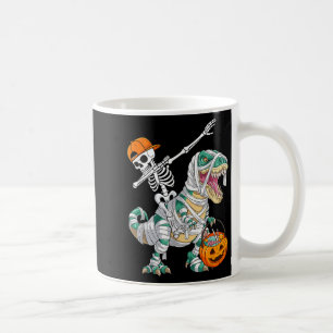 Skelett Reiten Tanzender Dab Dinosaurier T Rex Hal Kaffeetasse