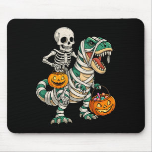Skelett Riding Mummy Dinosaurier T Rex Kinder Jung Mousepad