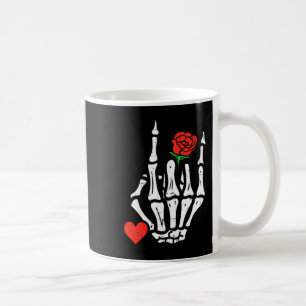 Skelett Rockband Punk Rocker Valentinstag Männer Kaffeetasse