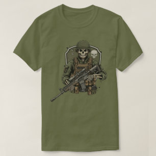 Skelett-Scharfschütze T-Shirt
