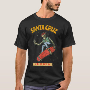 Skelett Skateboard Skateboard Skateboard Santa Cru T-Shirt