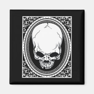 Skelett ~ Skelettfische Gothic Black Magnet