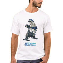 Skelett-Spinnrad Lustiges Fitness-Design