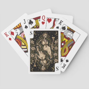Skelett, Sternenlicht-Tarot-Kunst Spielkarten