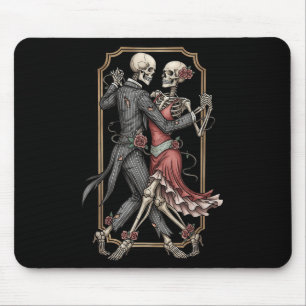 Skelett-Tango-Halloween-Kostüm Gruseltänzer Da Mousepad