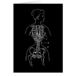 Skelett und Corset