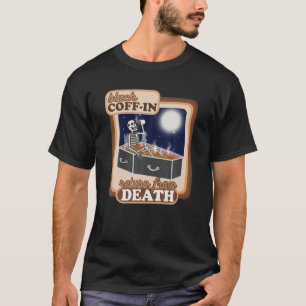 Skelett Vintages Bild mit lächelndem Oberkörper Dr T-Shirt