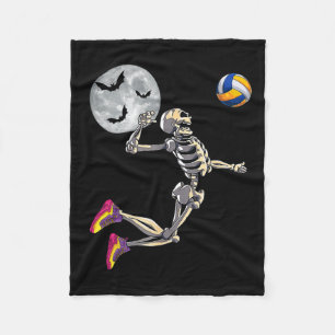 Skelett Volleyball-Happy Halloween Bo Fleecedecke