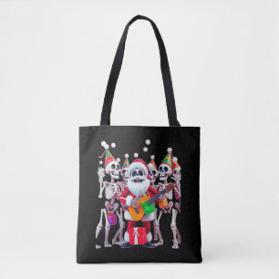 **Skelett-Weihnachtsmann-Party – Lustige 3D-Weihna