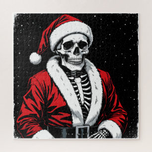 Skelett-Weihnachtsmann Puzzle