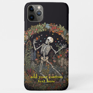Skelett Wildblumen Weihnachten Cottagecore Maßanfe Case-Mate iPhone Hülle