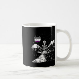 Skelett Yoga Aual Lgbt-q Lustiger Skelett Meditato Kaffeetasse