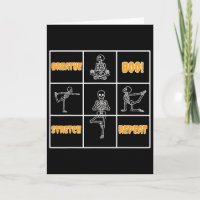Skelett Yoga Halloween Lustig Atmen Boo Stretch 