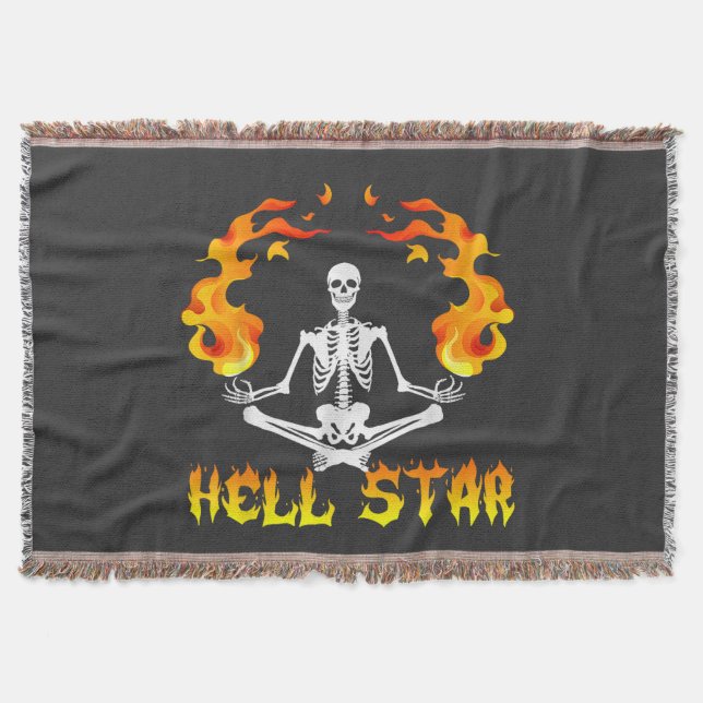Skelett-Yoga wird zum Höllenstar  Decke (Vorderseite)
