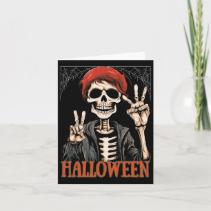 Skelettabend Apokalypse zu Halloween Funny Karte