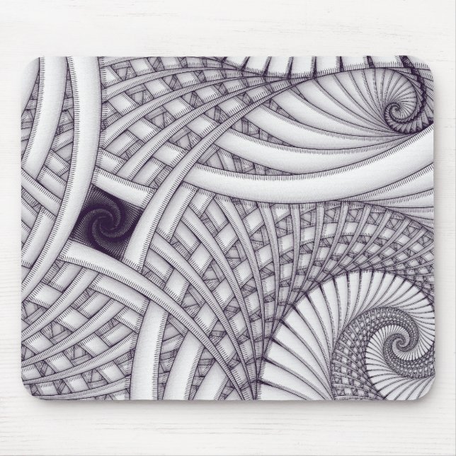 "Skelettartige" Mausunterlage Mousepad (Vorne)