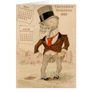 Skelettartiger Anzug