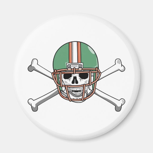 Skelettball Magnet (Vorne)