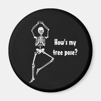 Skelettbaum-Pose - Yoga Magnet