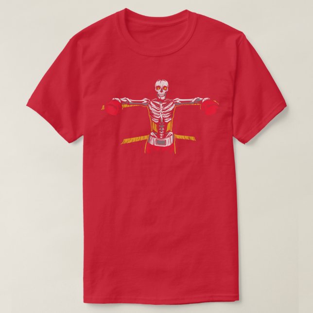 Skelettboxring-T - Shirt (Design vorne)