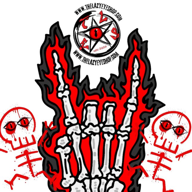 Skelettdesign T-Shirt (Von Creator hochgeladen)