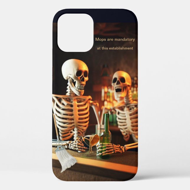 Skelette an einer Bar Case-Mate iPhone Hülle (Rückseite)