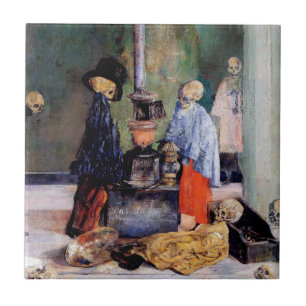 Skelette-Erwärmung selbst Fliese