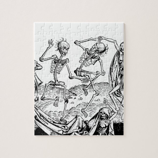 Skelette - Halloween Puzzle (Vertikal)