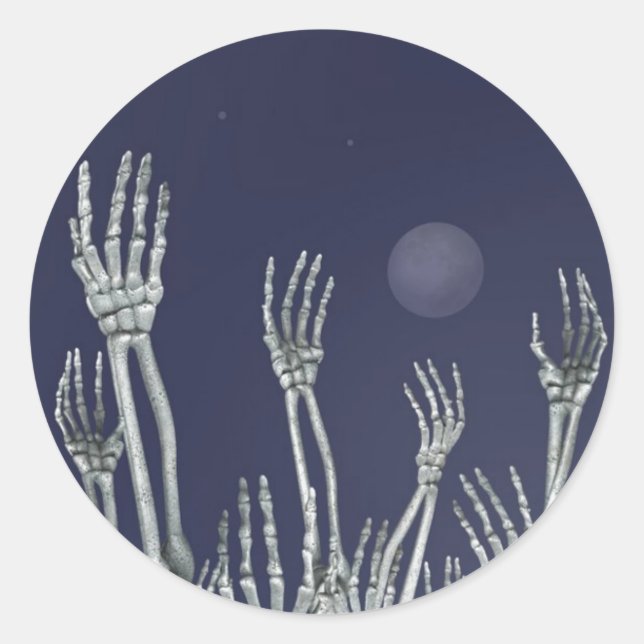 Skelette - Halloween Stickers (Vorderseite)