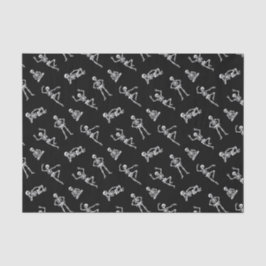 Skelette Seidenpapier