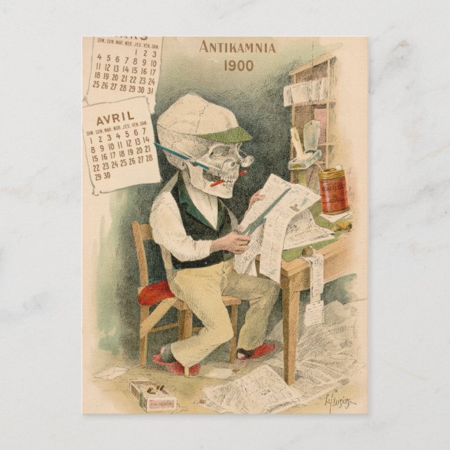 Skeletteditor Postkarte (Vorderseite)