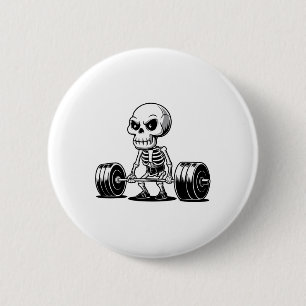 Skelettentoilettfesseln Funny Gym Lifting Moti tra Button