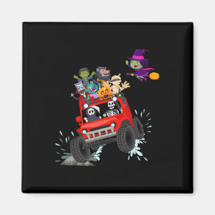 Skeletter Mummy Vampire Zombie Reiten Monster Truc Magnet