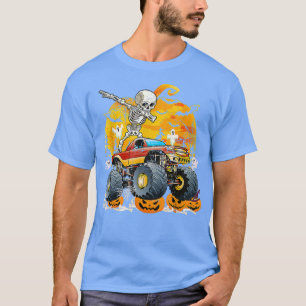 Skeletter Reiten Monster Kürbisköln Sonnenhase T-Shirt