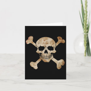 Skelettfahne für Piratenfahnen und Kreuzbeinfahnen Karte