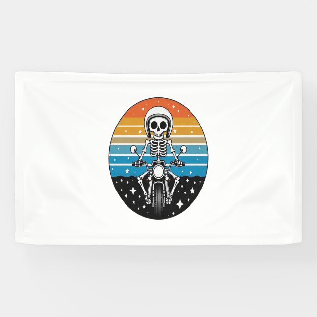Skelettfahrrad Banner (Horizontal)