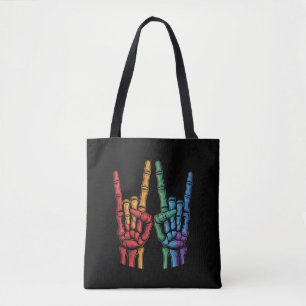 Skelettfelsen LGBTQ Rainbow Flag Gay Pride