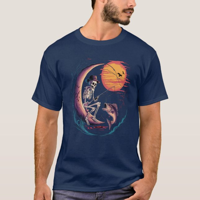 Skelettfischer T-Shirt (Vorderseite)