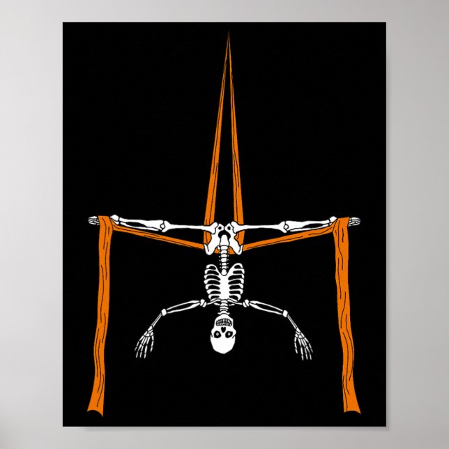 Skelettflieger - Halloween-Seidenzirkus Poster (Vorne)