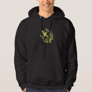 Skelettfrosch Amphibienelett aus einem Froschfrosc Hoodie