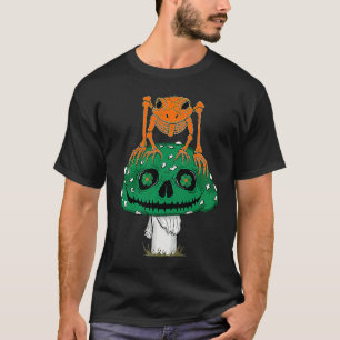 Skelettfrösche Skelettfrösche Mushroom Goth St P T-Shirt