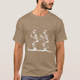 Skelettfunk Skeleton Skater Halloween Skelett S T-Shirt