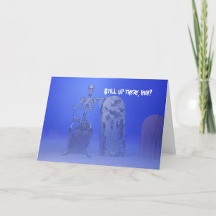 SkelettGeburtstagskarte Karte