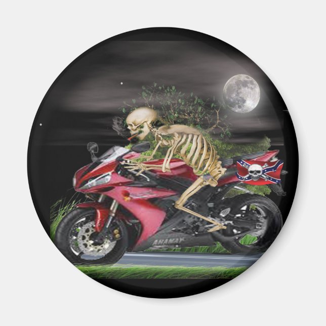 Skelettgeräte für Motorräder Magnet (Vorne)