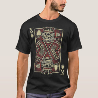 Skelettgitarre Player Motorrad Biker Music Pok T-Shirt