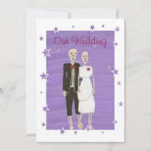 SkelettHalloween-Einladungen, maßgeschneidert