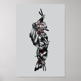 Skeletthand Poster